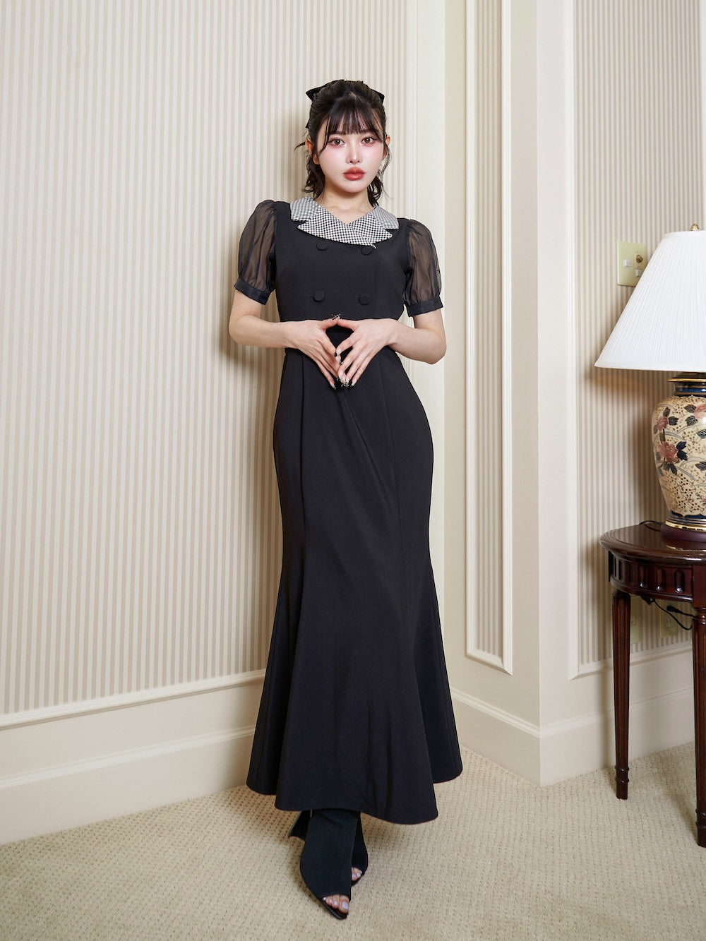 チェックカラーマーメイドロングワンピース – Darich (ダーリッチ)