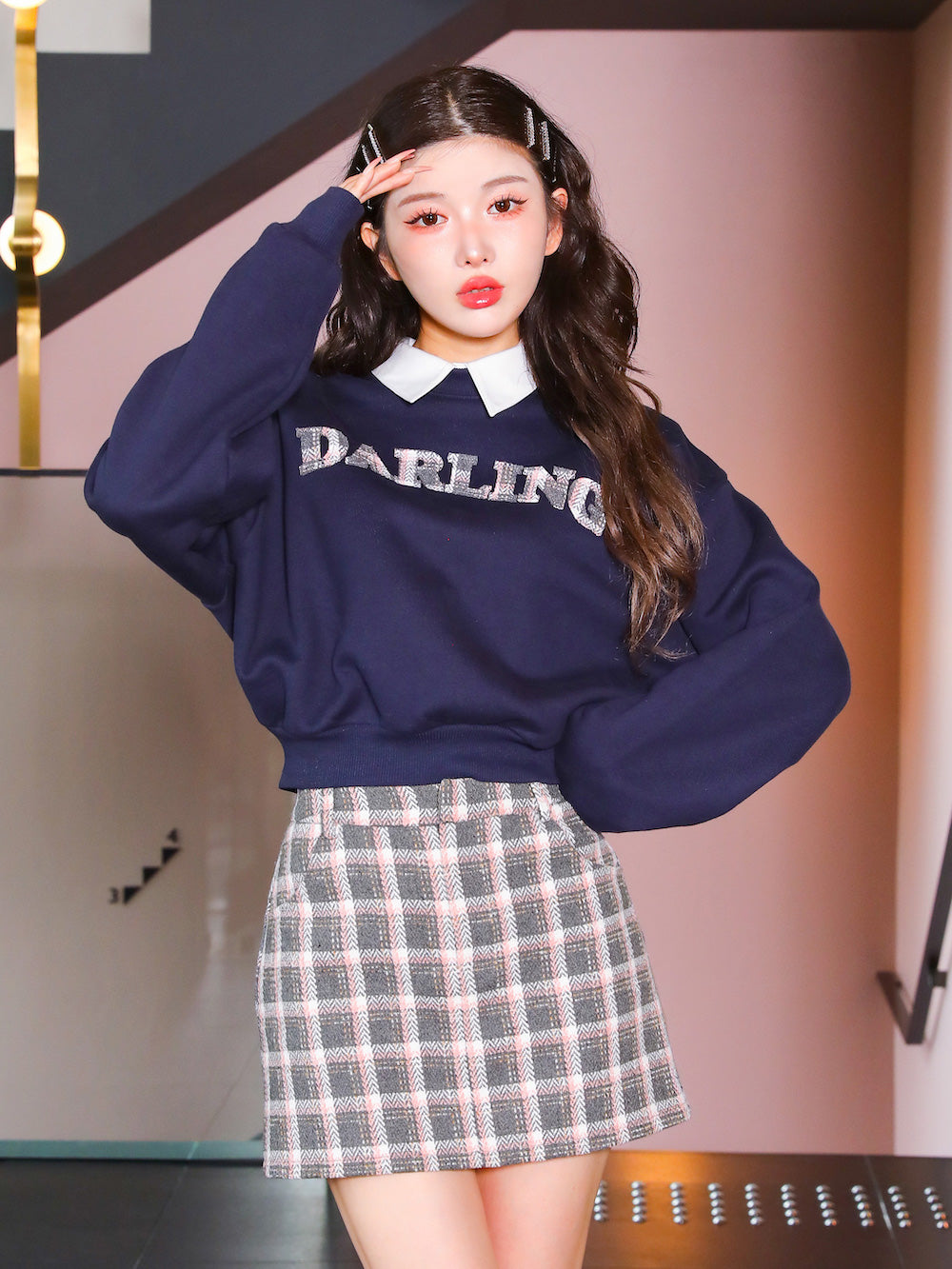 ツイードアップリケスウェットトップス – Darich (ダーリッチ)