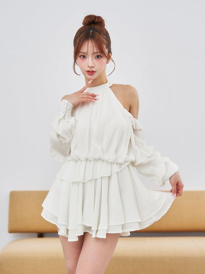 ボリュームシフォンミニワンピース – Darich (ダーリッチ)