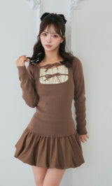 ダブルリボンドッキングバルーンミニワンピース – Darich (ダーリッチ)