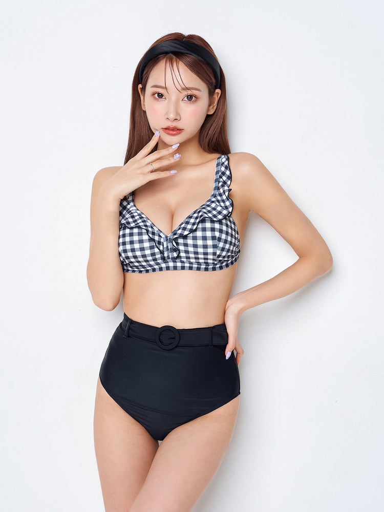Darich チェックレースシアービキニ
