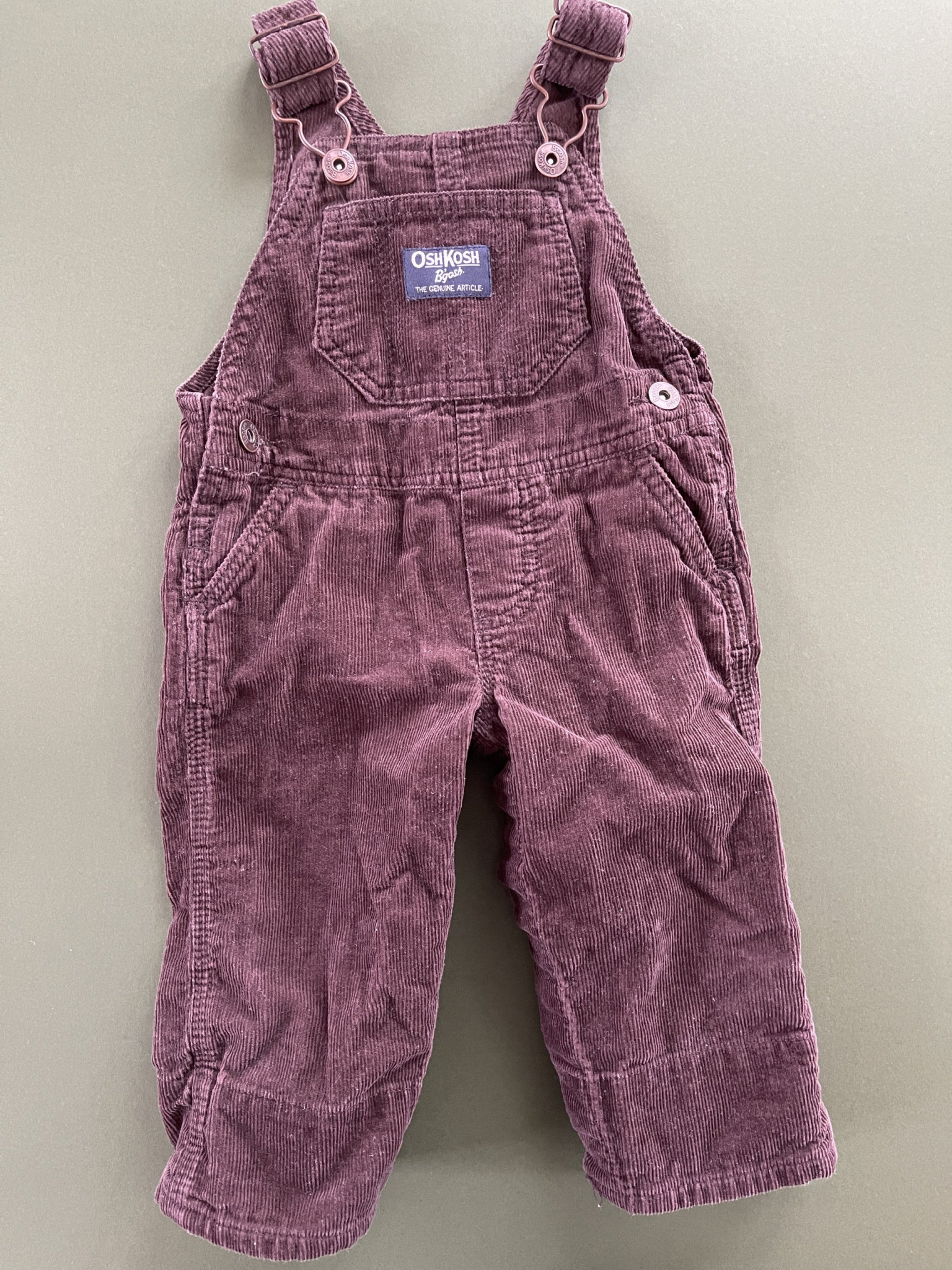 Vintage: Brown Corduroy OshKosh Overalls (multiple sizes