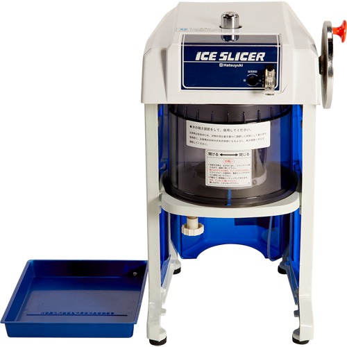 電動タイプ ブロックアイススライサー 初雪氷削機（業務用電動式かき氷