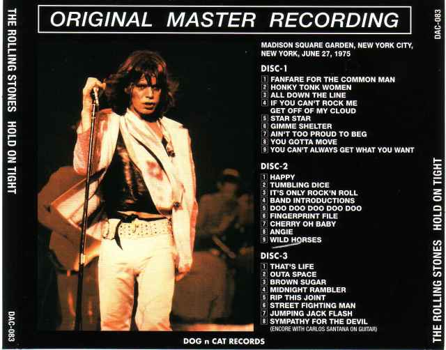 dbboots.com - The Rolling Stones Bootlegs database -