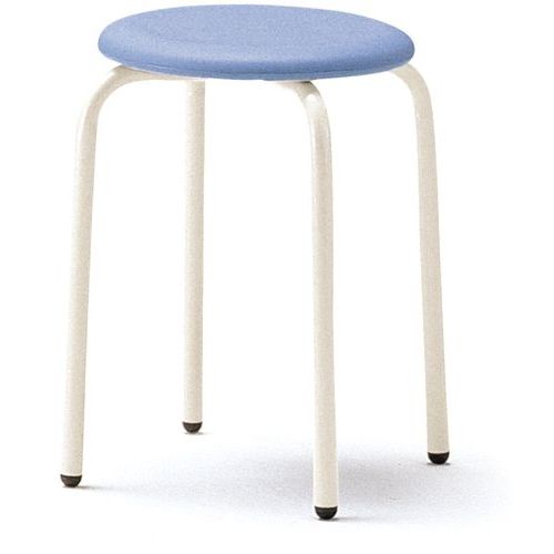 丸スツール RS-42P-ブルー アイリスチトセ オフィスチェア φ300xSH400