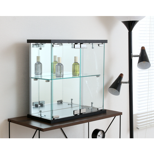 卓上ガラスコレクションケース BK 74073 不二貿易 その他多段