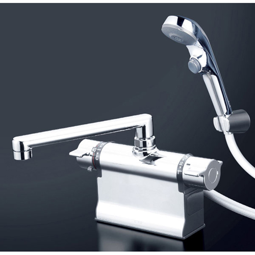 KVK KF3011TS2 デッキサーモシャワーフルメッキヘッド付 KF3011TS2 KVK