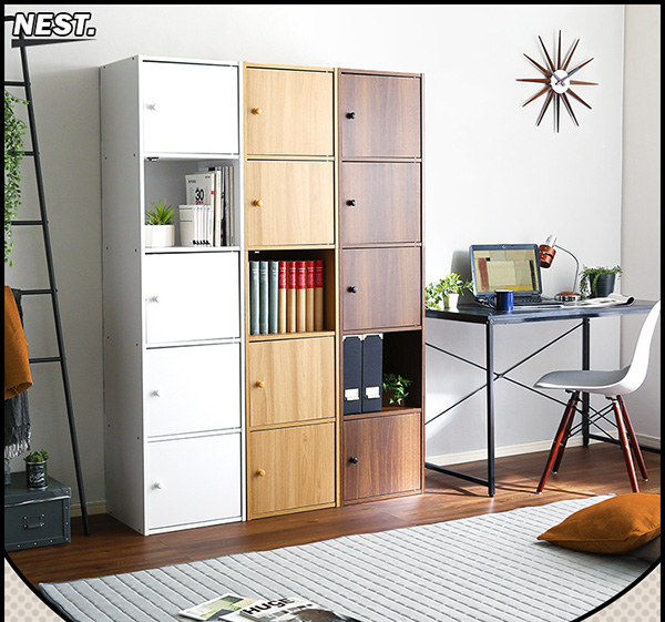 マルチカラーボックス5D【NEST.】5ドアタイプ ET-T5D--DBR ダーク