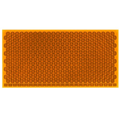 リフレクター(反射板) Z-31 和気産業 標識・安全テープ 100×50mm 蛍光