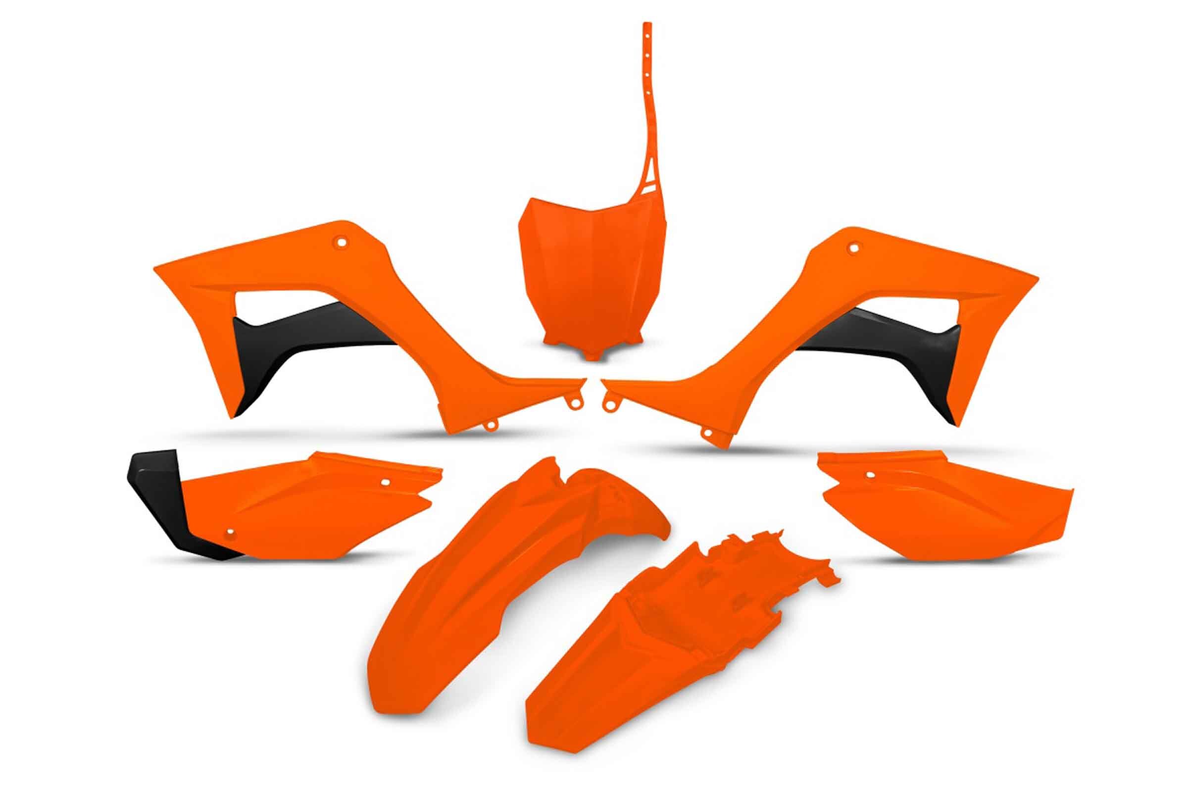 UFO Flo Orange Plastic Kit fits 19-26 CRF110