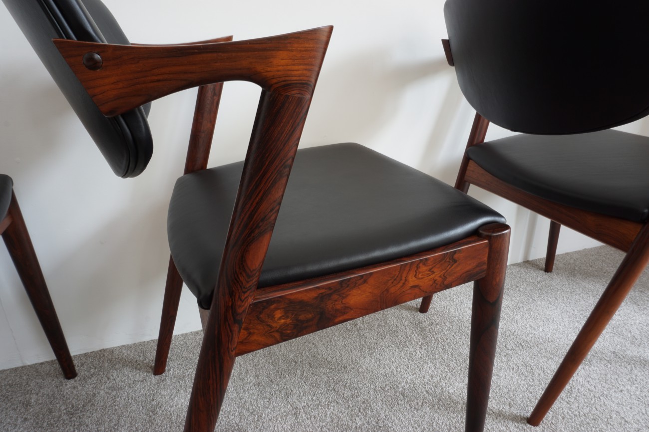 Kai kristiansen Schou Andersen Mobelfabrik No.42 Rosewood×leather