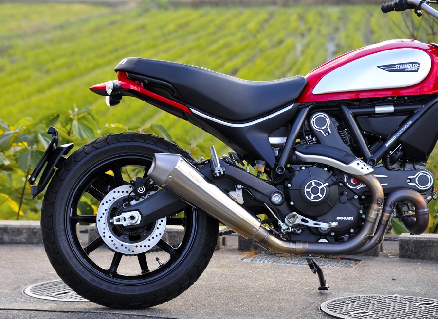 チタンエンドスリップオンマフラー SCRAMBLER ~2020 | ドゥカティ等の