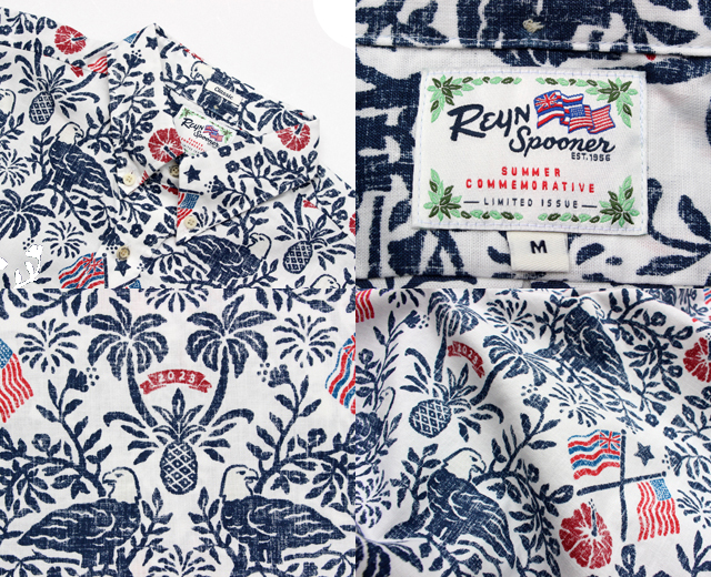 Reynspooner レインスプーナー アロハシャツ SUMMER COMMEMORATIVE