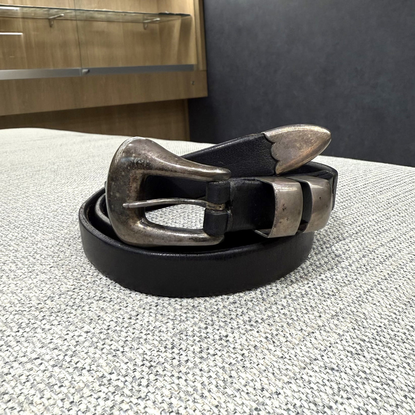 ゴローズ goro's [希少]プレーン4点式ベルト(黒)※革ほぼ新品 – DELTAone