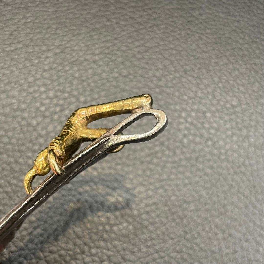 ゴローズ goro's [特注]金ツメメタル付特大フェザー(右)※メタル小※廃盤