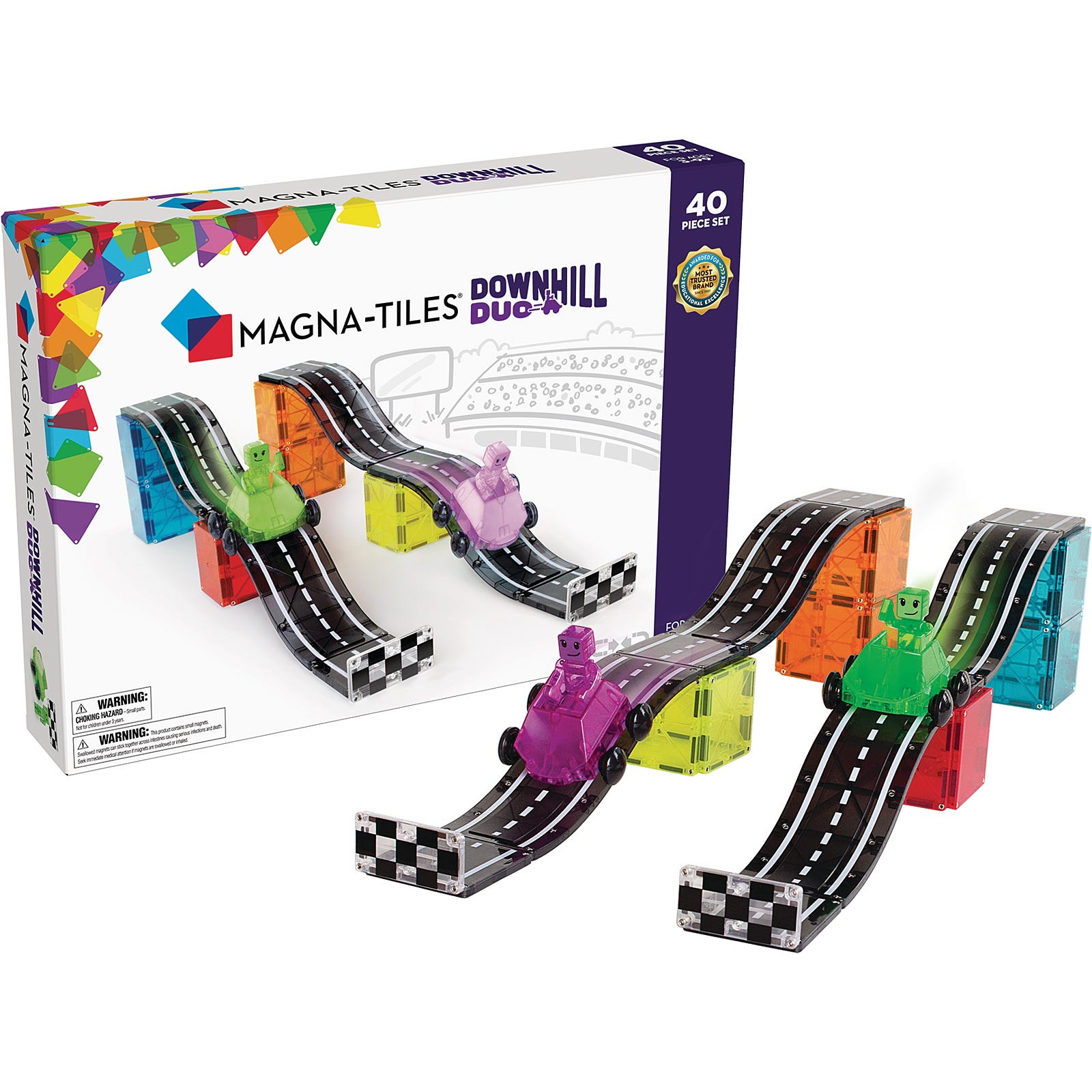 MAGNA-TILES® Downhill Duo Set - Educational Resources for Learning
