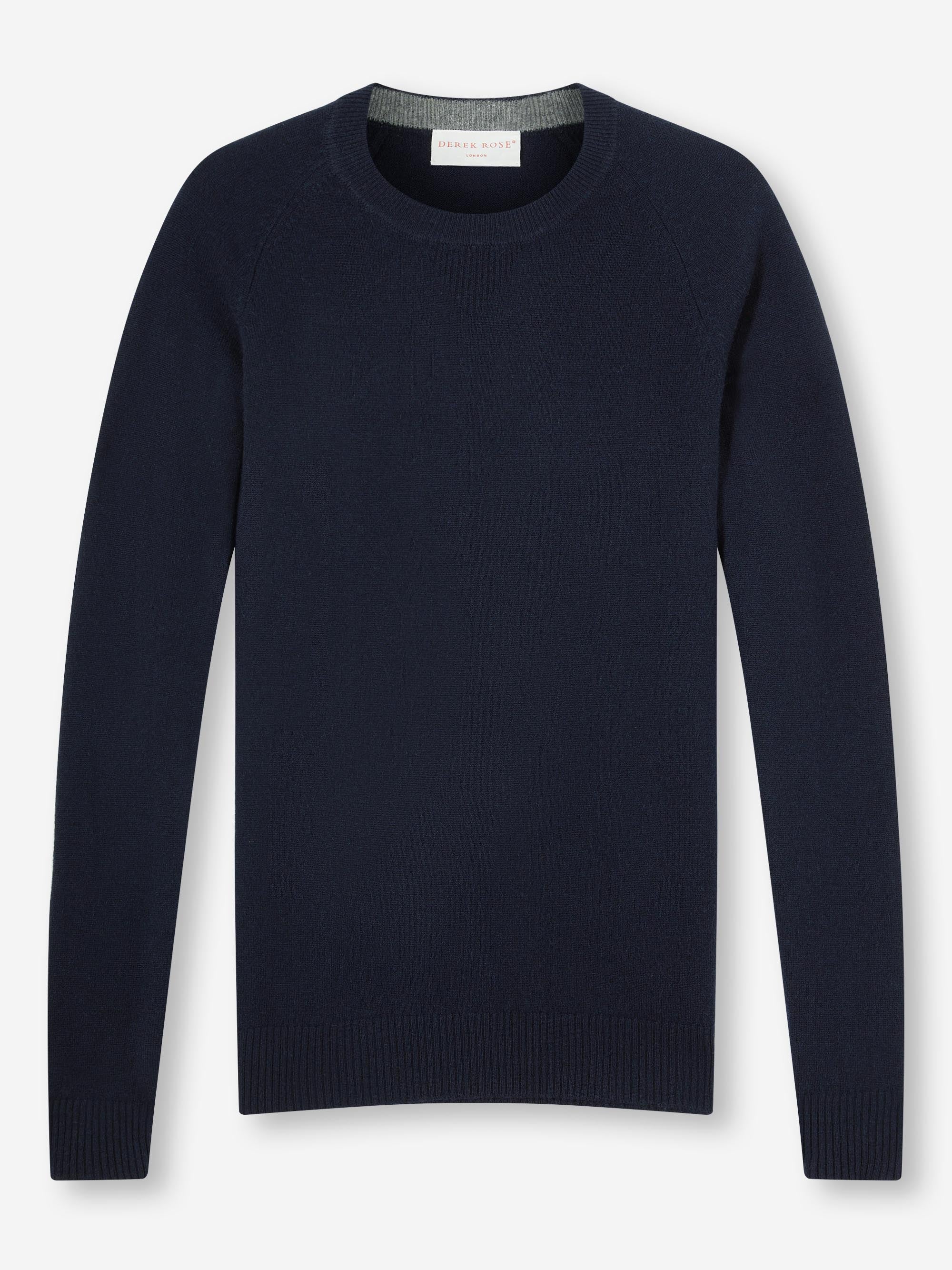 Finley Cashmere Navy Men's Sweater | Derek Rose