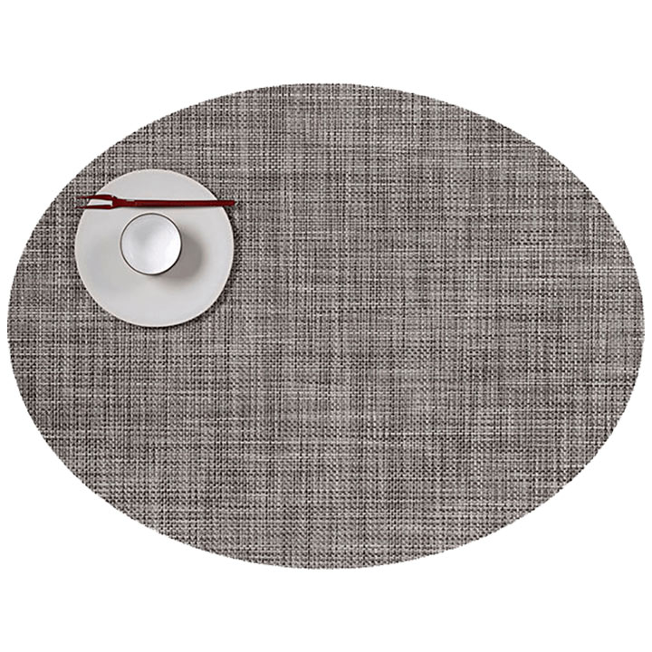 Chilewich MINI BASKETWEAVE Placemat, Gravel - 14