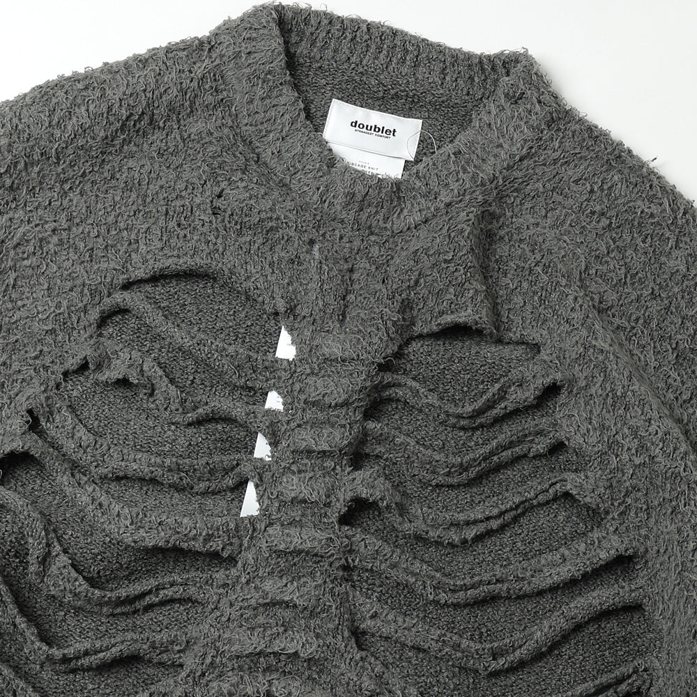 doublet(ダブレット)RIBCAGE KNIT PULLOVER (25AW61KN192) | doublet
