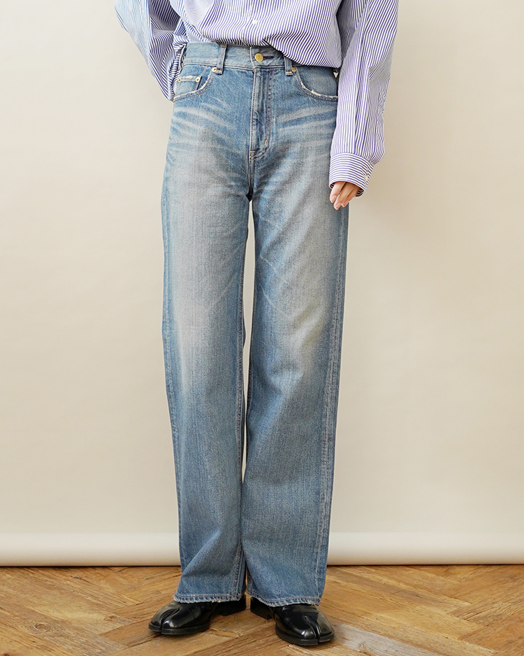 The Lapis Lazuli Jean - Flax 3year (TEMT009-FL3Y) | Tu es mon