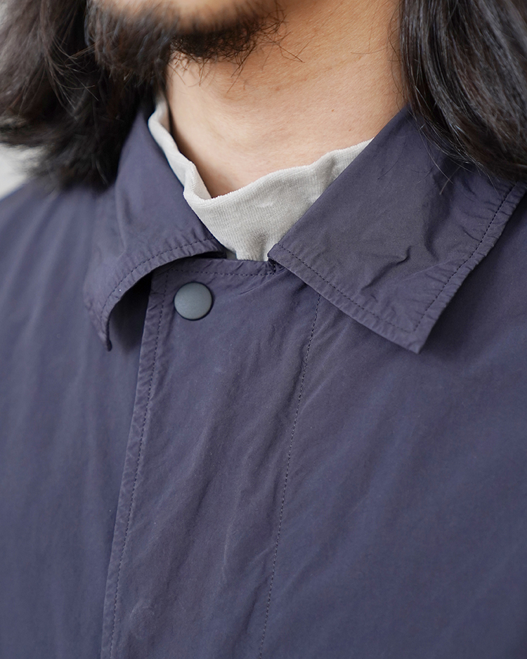 AIR WEATHER FIELD COAT / CHARCOAL GRAY | ATON (MEN)(エイトン