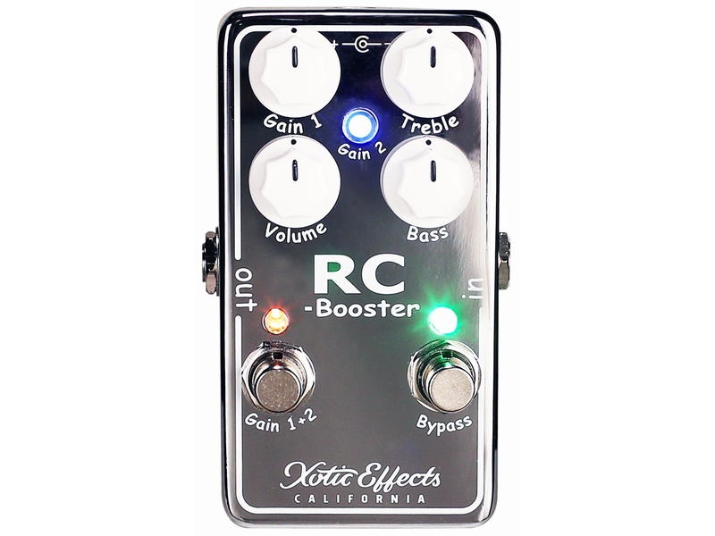 Xotic／RC Booster V2】世界的人気を誇るクリーン・ブースターが