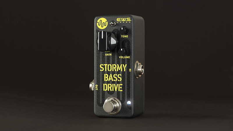 E.W.S.／Stormy Bass Drive】3種類のEQモードが選択可能なベース専用