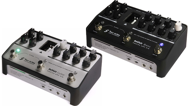 Two Notes／ReVolt Guitar、ReVolt Bass】オール・アナログの3chアンプ