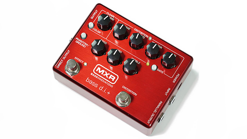 MXR／IKEBE ORIGINAL M80 BASS D.I.+“Brushed Red”】定番ベース・プリ