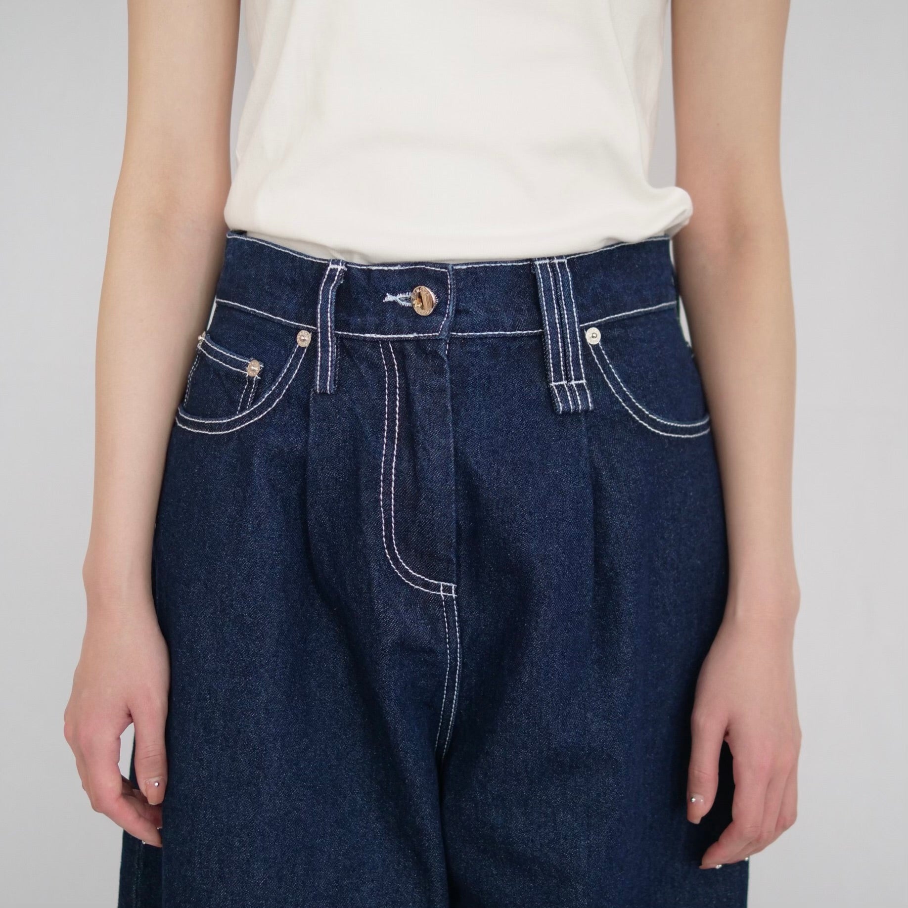 SIMONE ROCHA WIDE LEG PUDDLE JEANS – dim at noon