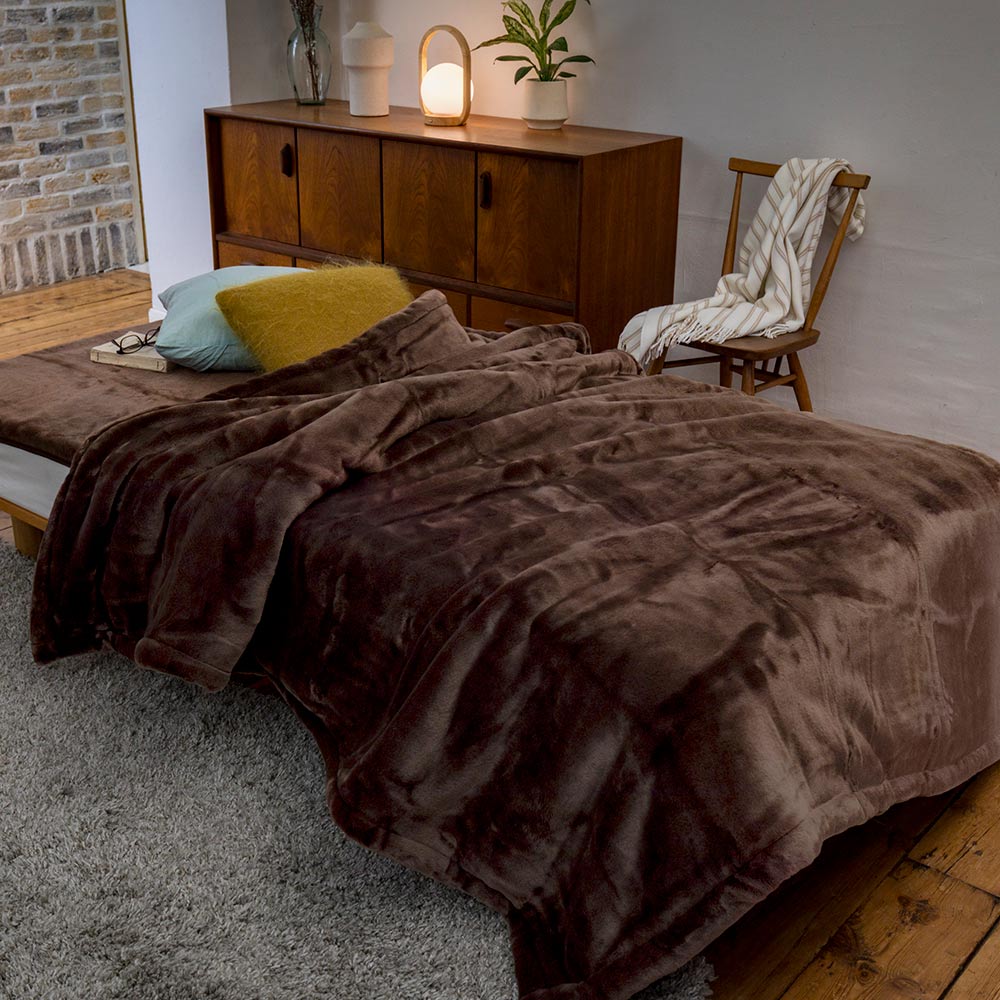 nishikawa とろける感動 大人の毛布ウォームアルファ お得な掛け＋敷き