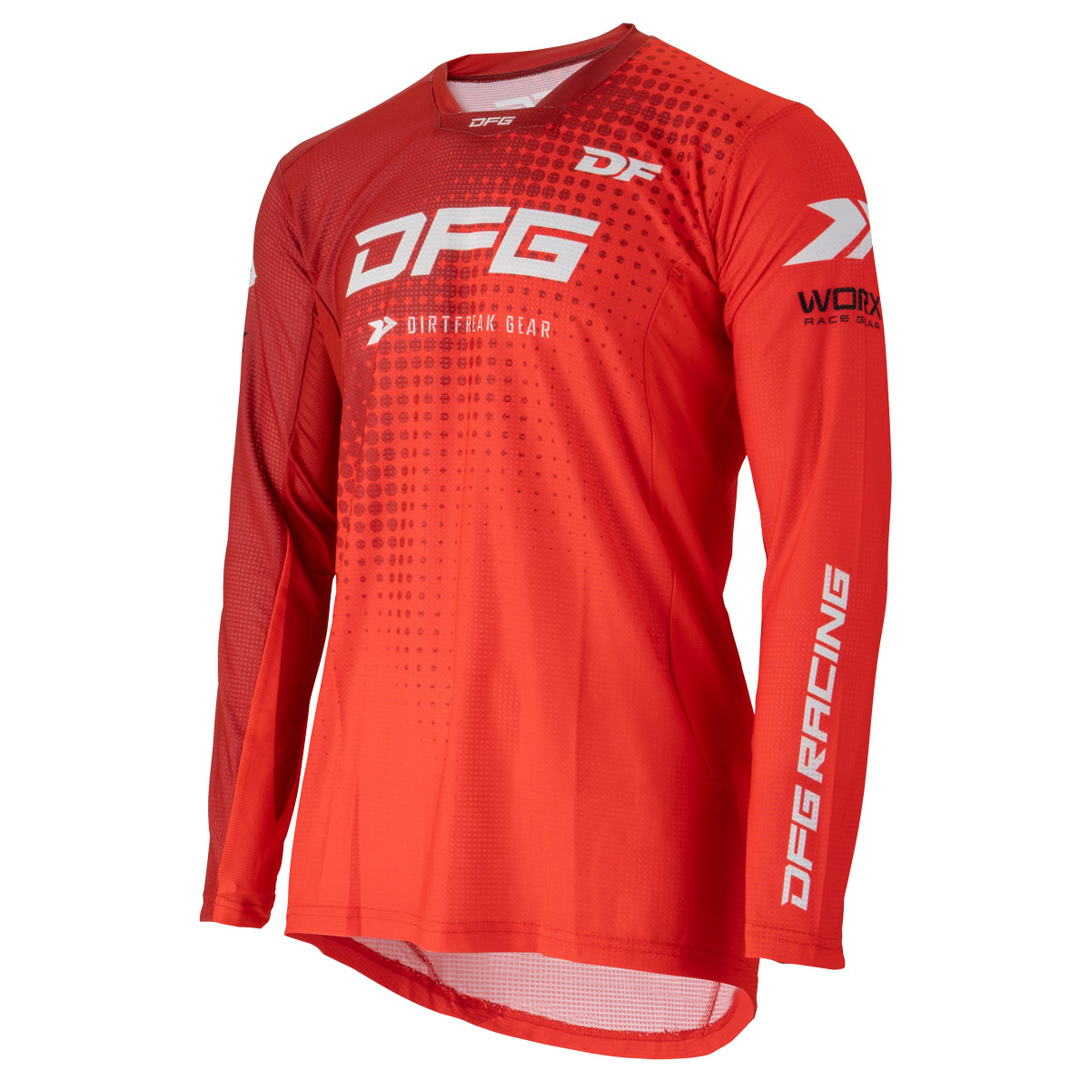 DFG ワークスジャージ トーン レッド| Dirtbikeplus (ダートバイクプラス)