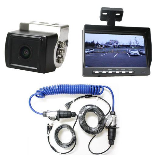 MT070RC-TR01】トレーラー用7インチモニター+赤外線バックカメラセット