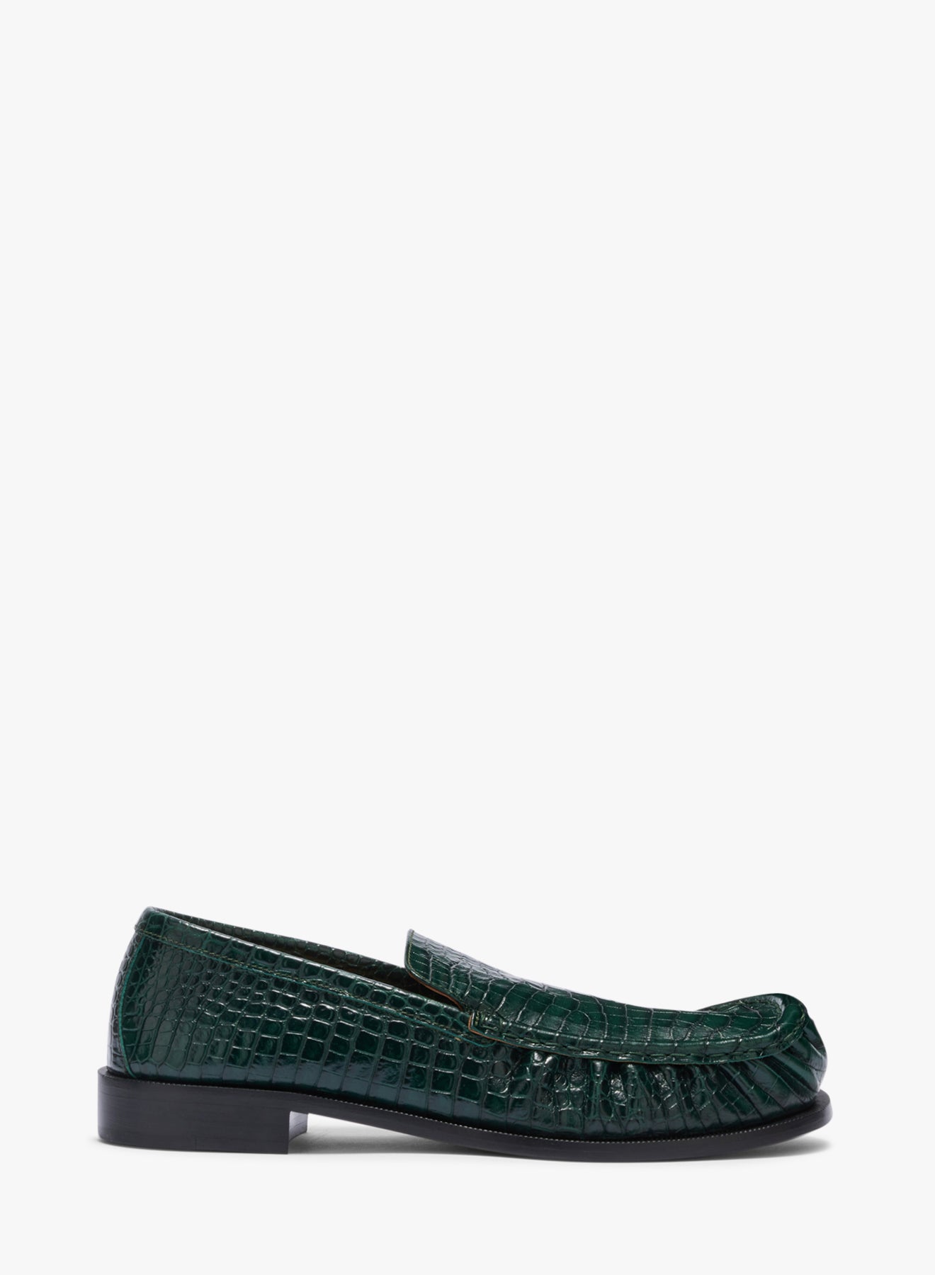 Embossed leather loafers - Spring-Summer Men | Dries Van Noten