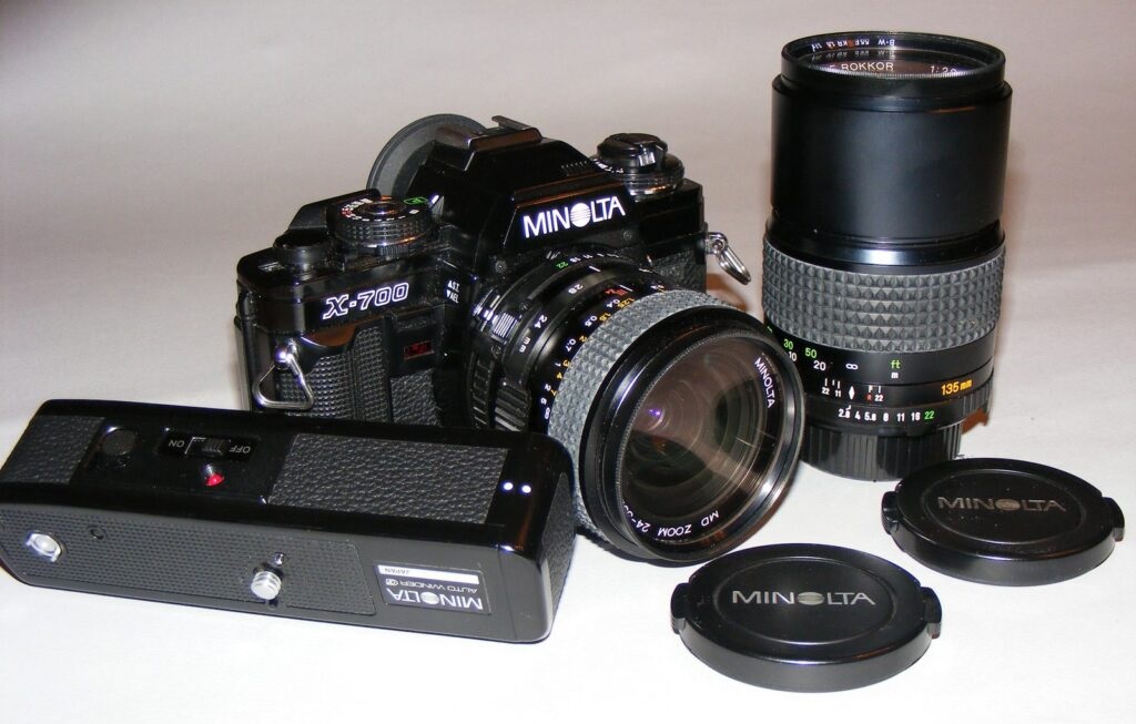 Minolta X-700: La más completa SLR de enfoque manual - Reflex