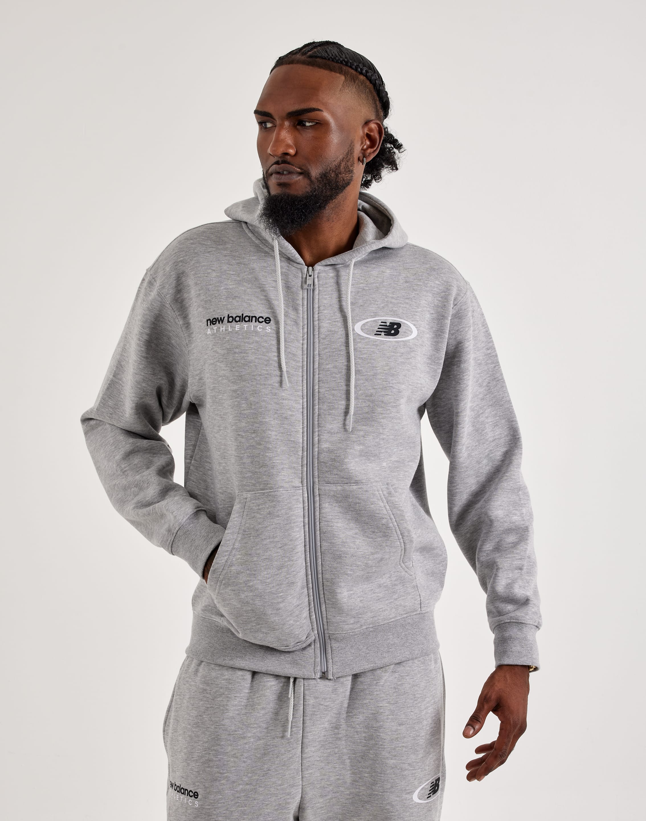 New Balance Core Plus Full-Zip Fleece Hoodie – DTLR