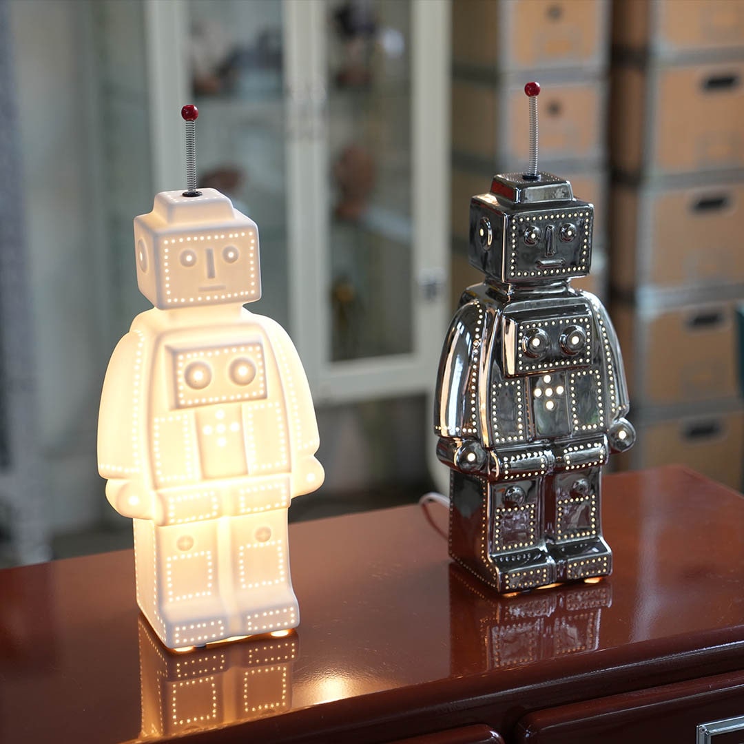 DULTON ONLINE SHOP | PORCELAIN ROBOT LIGHT CHROME(ROBOT CHROME): 家具