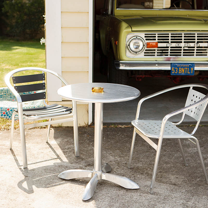 DULTON ONLINE SHOP | ALUMINUM CAFE CHAIR BLACK: 家具