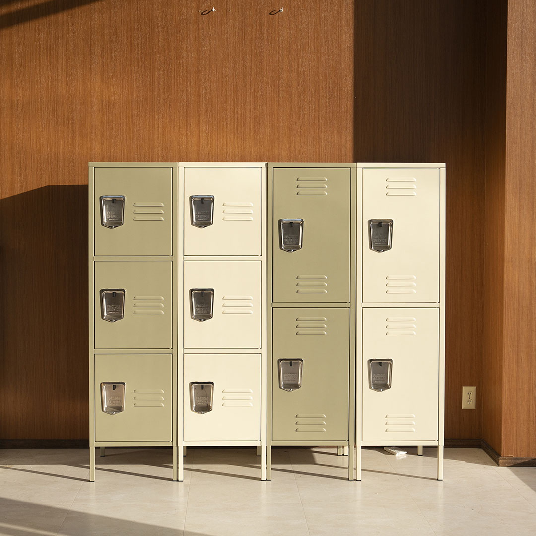 DULTON ONLINE SHOP | STEEL LOCKER 3 DOOR MOSS GRAY(3 DOOR MOSS