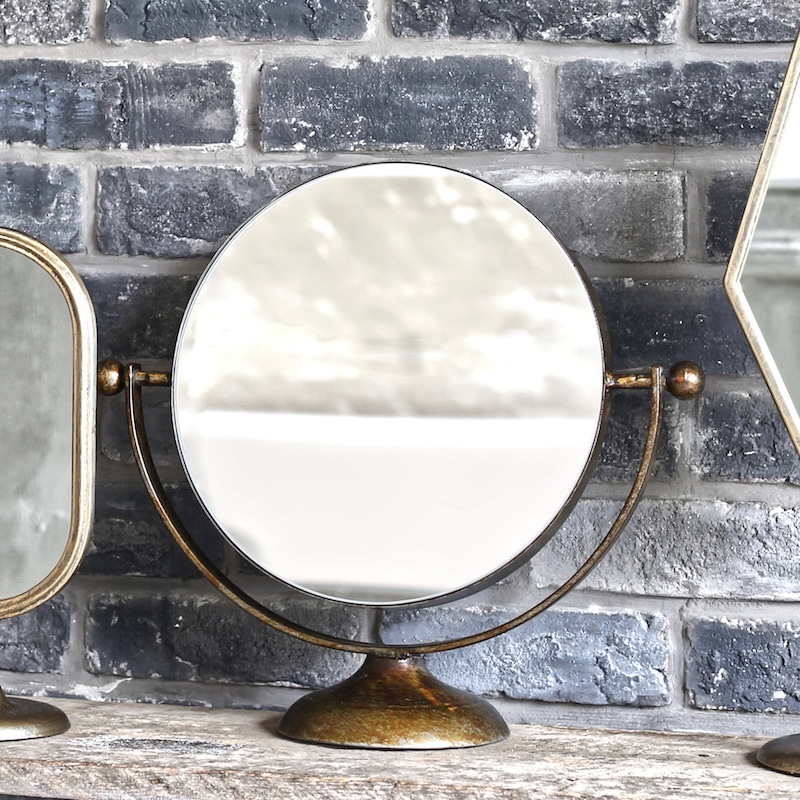 DULTON ONLINE SHOP | TABLE TOP MIRROR ROUND(ROUND): インテリア雑貨
