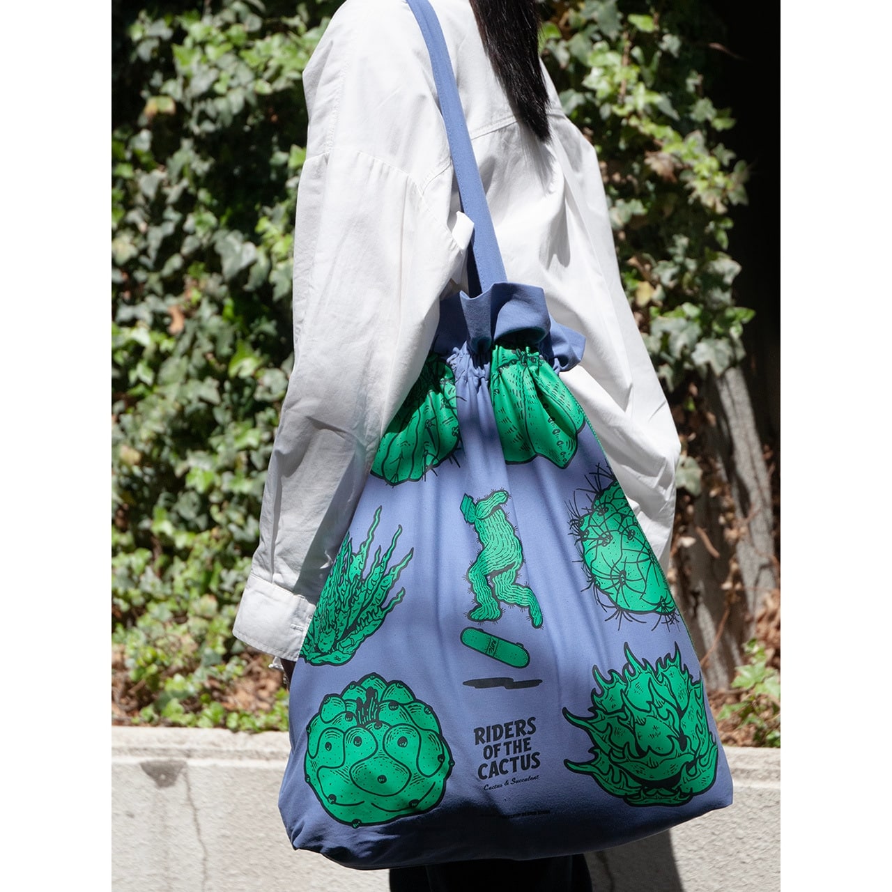 DULTON ONLINE SHOP | BIG MARCHE BAG 02 GRAY BLUE(GRAY BLUE