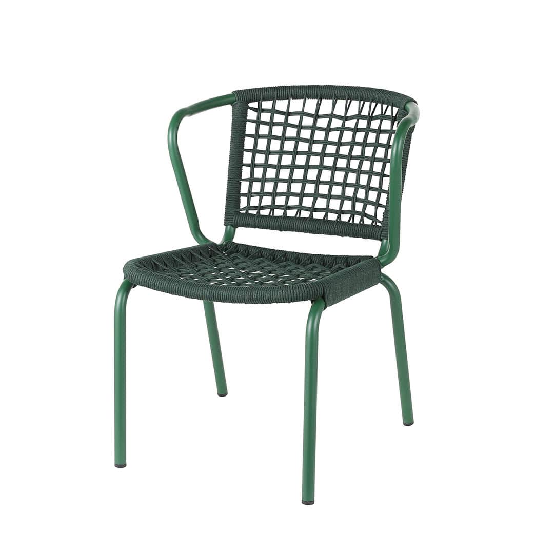 DULTON ONLINE SHOP | ALUMINUM ROPE CHAIR LADARN GREEN(GREEN): 家具