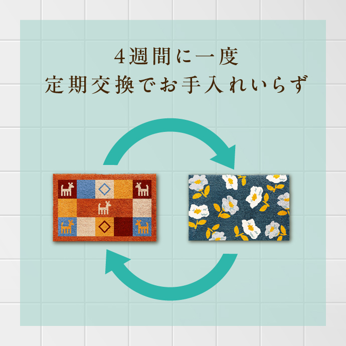 ブラウン,大輪の花,豪華,フラワータイプのマット M0053 | マット