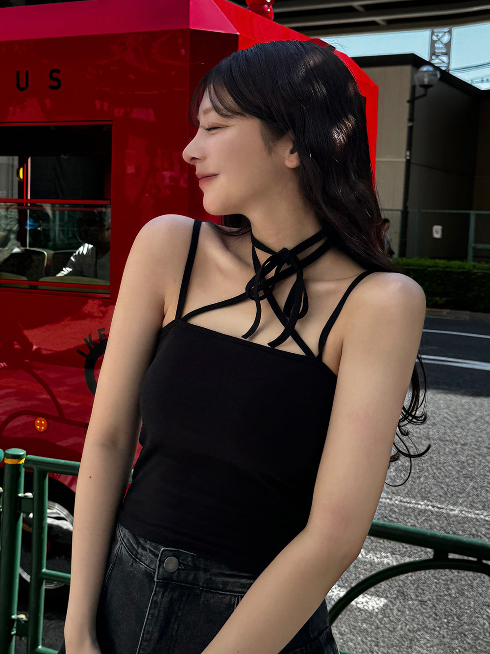 ホルターリボンキャミソール | レディースファッション通販 - DHOLIC