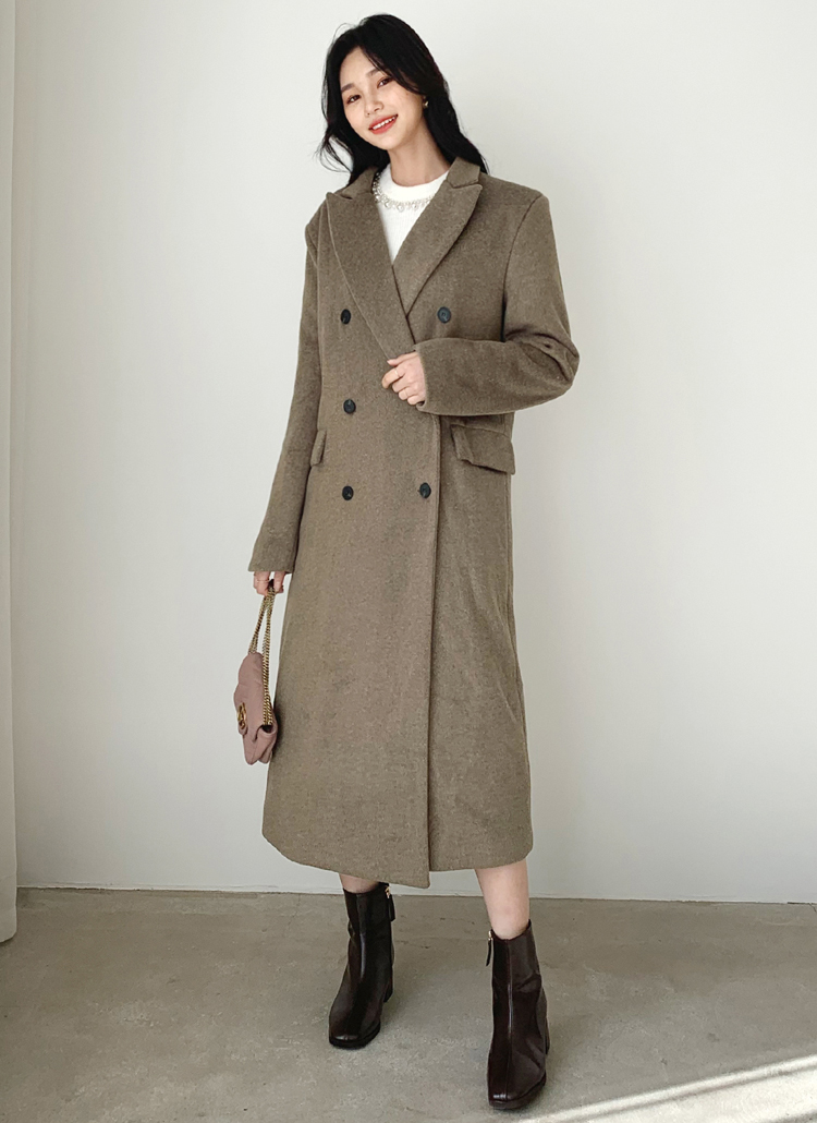 ダブルブレストコート・全2色 | レディースファッション通販 - DHOLIC