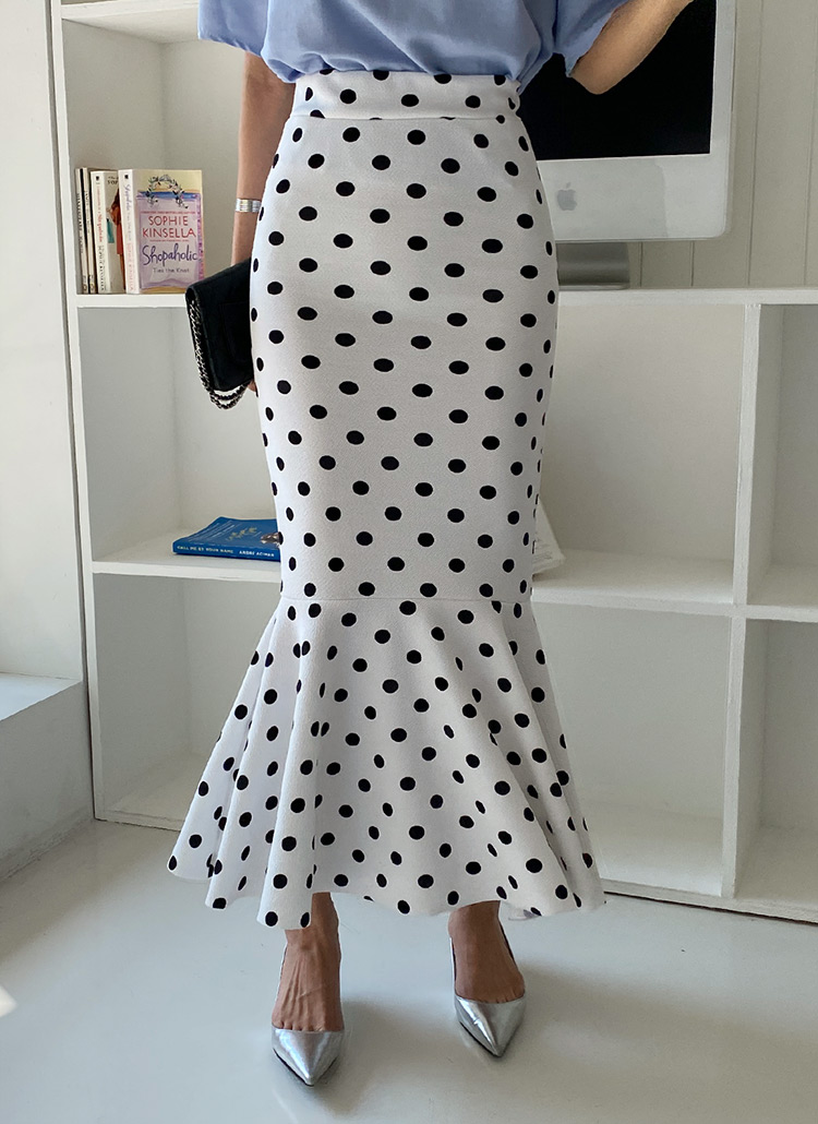 ドットマーメイドスカート・全3色 | レディースファッション通販 - DHOLIC