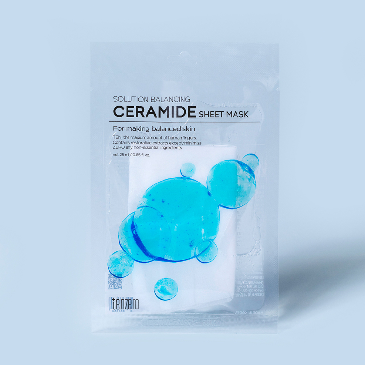 テンゼロ] ソリューションバランシングセラミドシートマスク(10ea