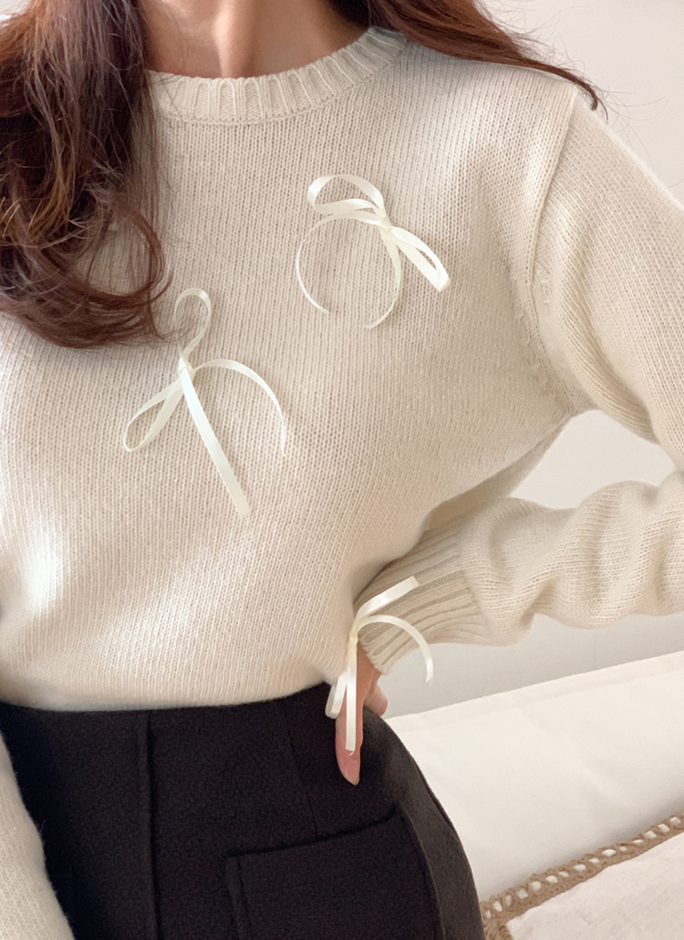 リボンニット | レディースファッション通販 - DHOLIC