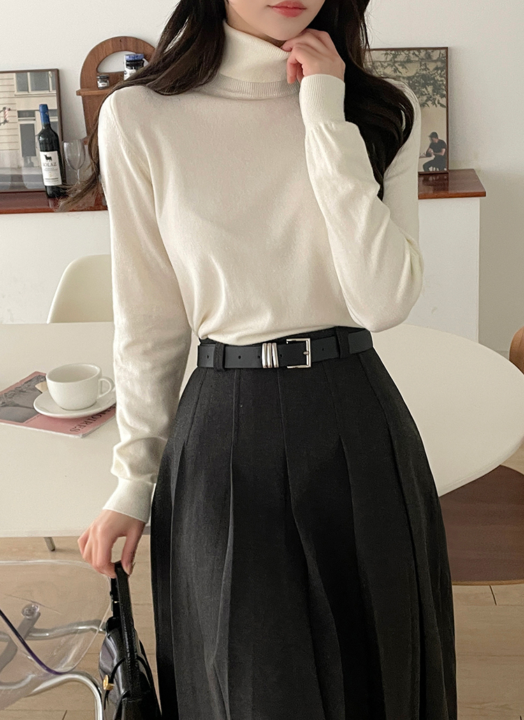 ベルト付プリーツスカート | レディースファッション通販 - DHOLIC