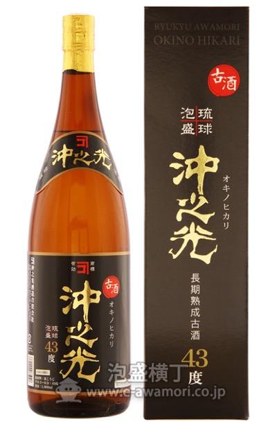 沖之光 古酒 43度1800ml /沖之光酒造(資)：泡盛・古酒の通販